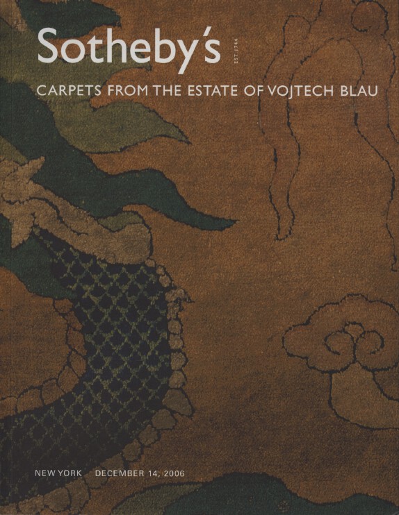 Sothebys December 2006 Carpets from the Estate of Vojtech Blau
