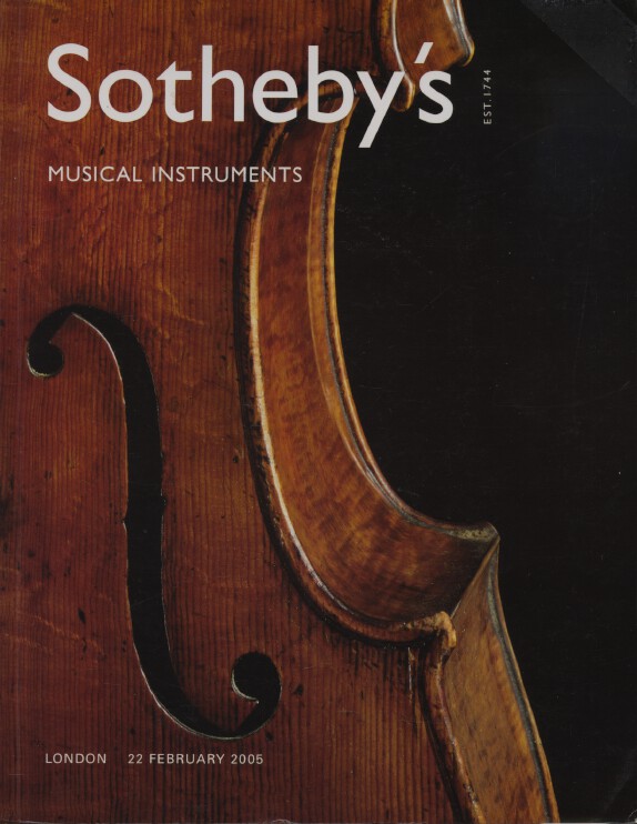 Sothebys February 2005 Musical Instruments