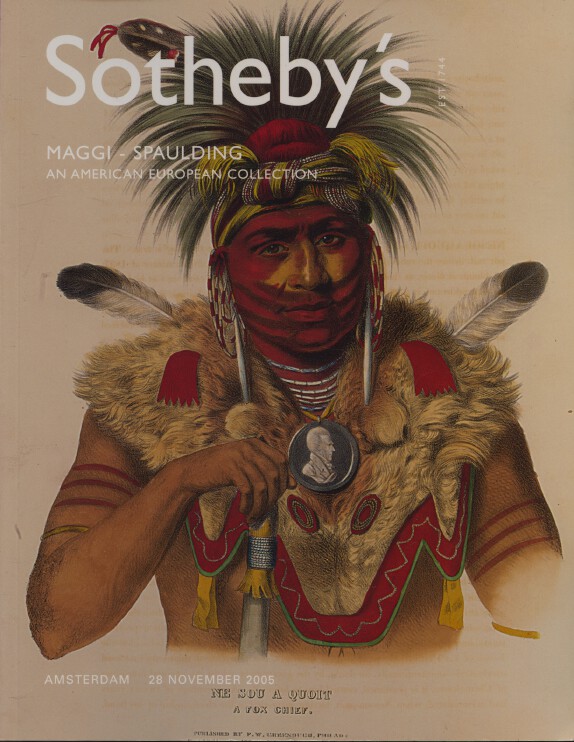 Sothebys November 2005 Maggi - Spaulding An American European Collection