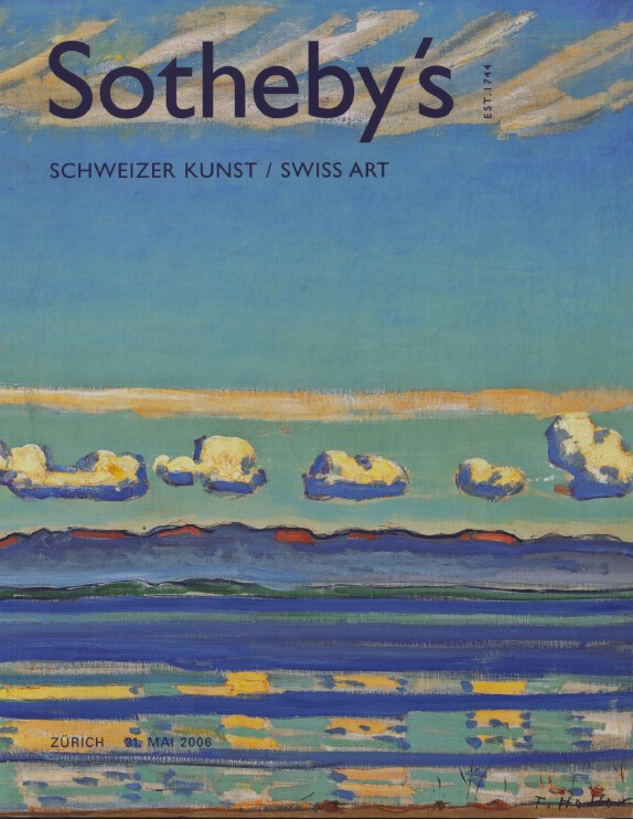 Sothebys May 2006 Swiss Art