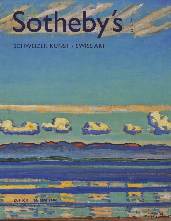 Sothebys May 2006 Swiss Art