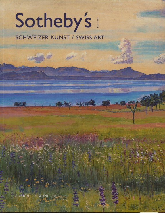 Sothebys June 2007 Swiss Art