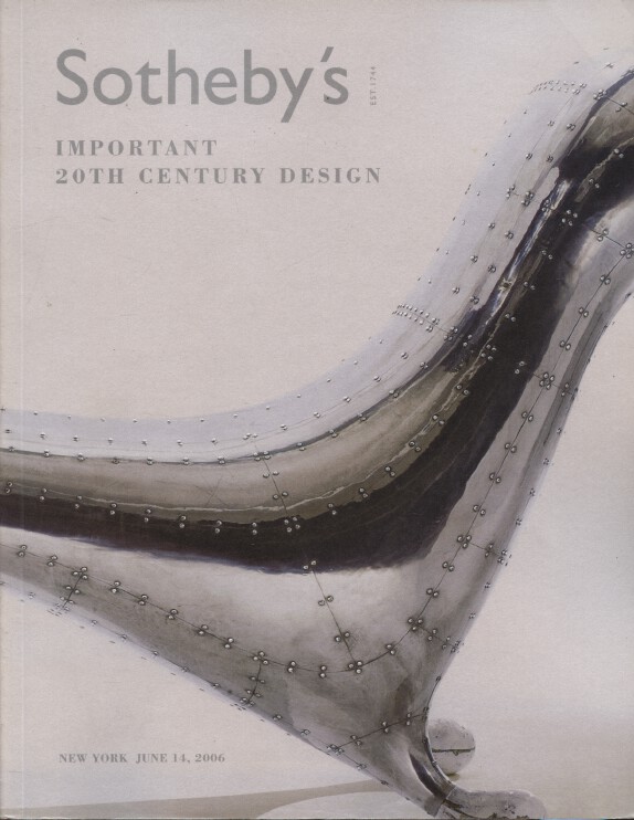 Sothebys June 2006 Important 20th Century Design