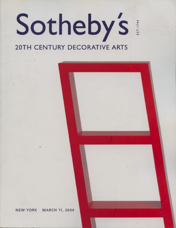Sothebys March 2004 20th Century Decorative Arts (Digital only)