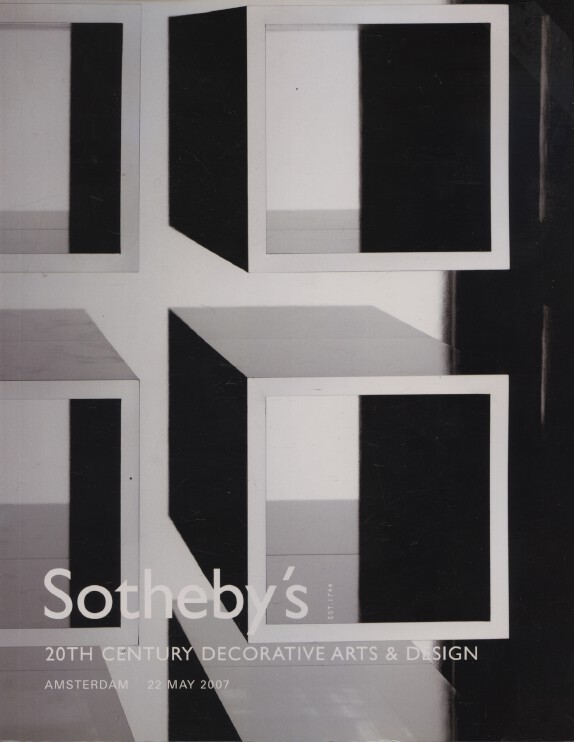 Sothebys May 2007 20th Century Decorative Arts & Design