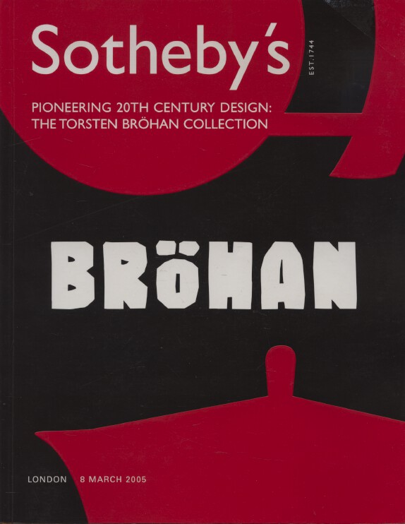 Sothebys March 2005 Pioneering 20th Century Design: Torsten (Digital only)