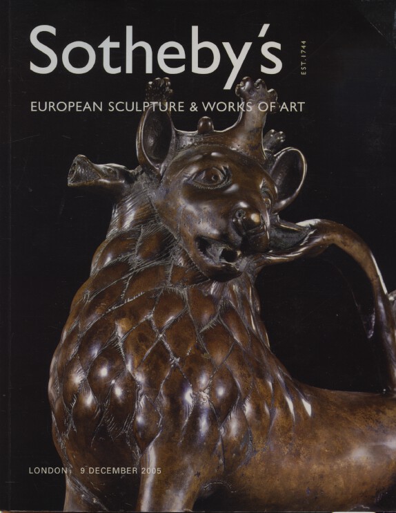 Sothebys December 2005 European Sculpture & Works of Art
