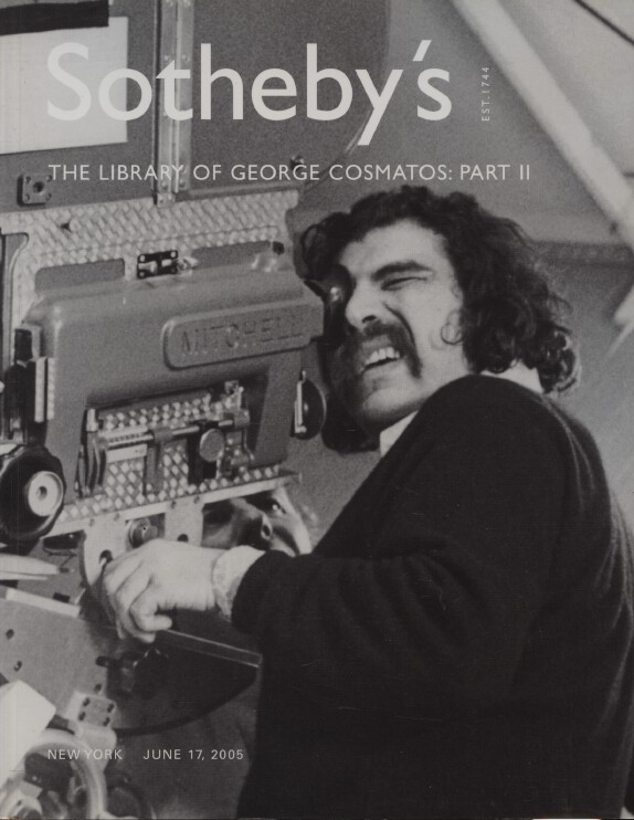 Sothebys June 2005 The Library of George Cosmatos: Part II (Digital only)