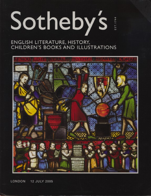 Sothebys July 2005 English Literature, History, Children's Books & Illustrations