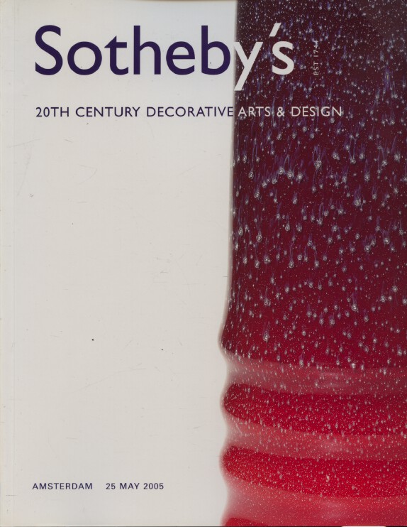 Sothebys May 2005 20th Century Decorative Arts & Design