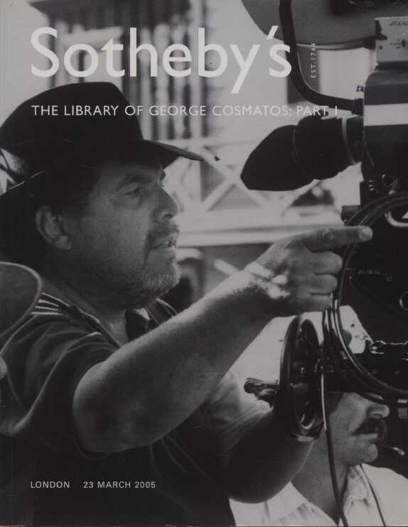 Sothebys March 2005 The Library of George Cosmatos: Part I