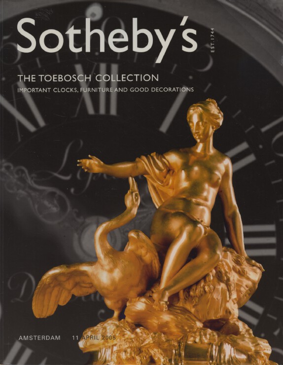 Sothebys April 2005 Toebosch Collection - Important Clocks, Furniture, Decoratio - Click Image to Close
