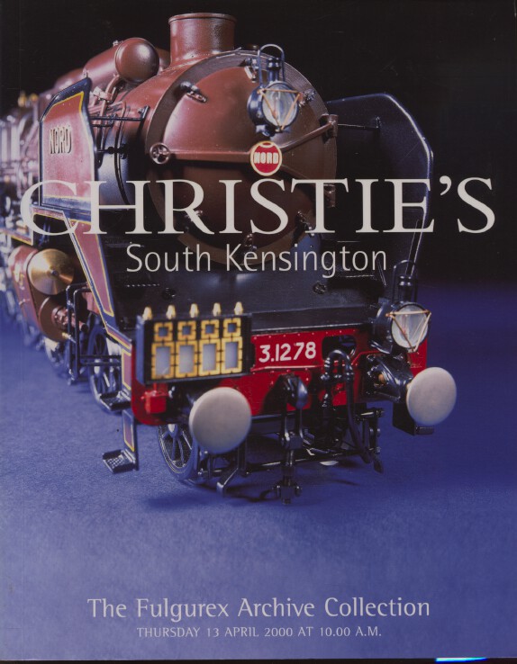 Christies April 2000 Fulgurex Archive Coll.- Model Railway Rolling -Digital Only - Click Image to Close