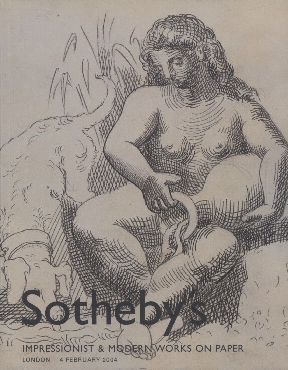 Sothebys February 2004 Impressionist & Modern Works on Paper