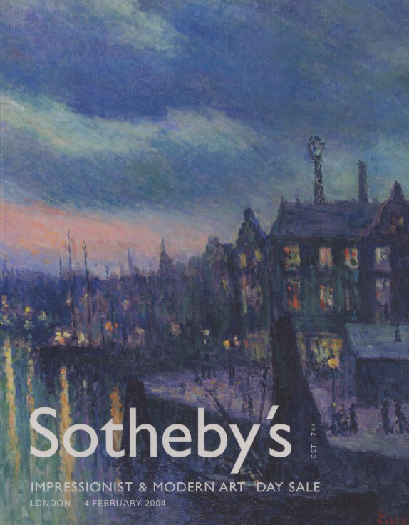 Sothebys February 2004 Impressionist & Modern Art Day Sale