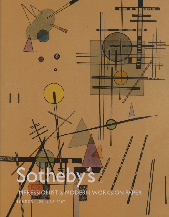 Sothebys June 2007 Impressionist & Modern Works on Paper