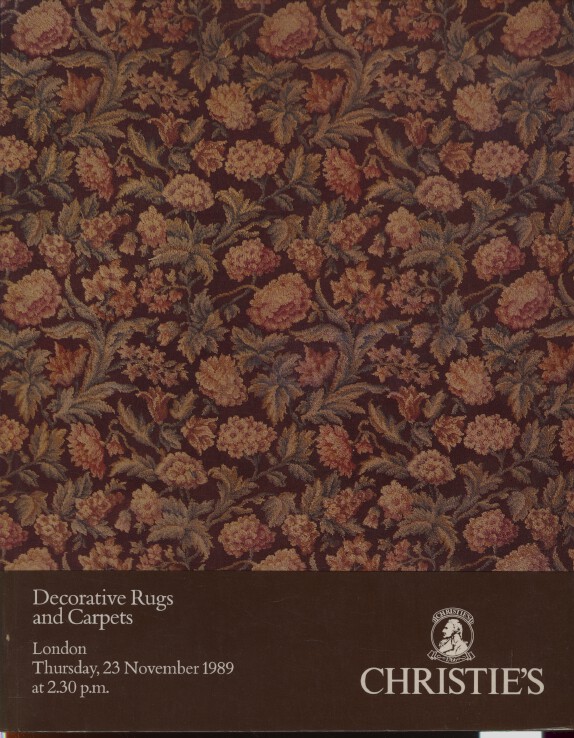 Christies November 1989 Decorative Rugs and Carpets