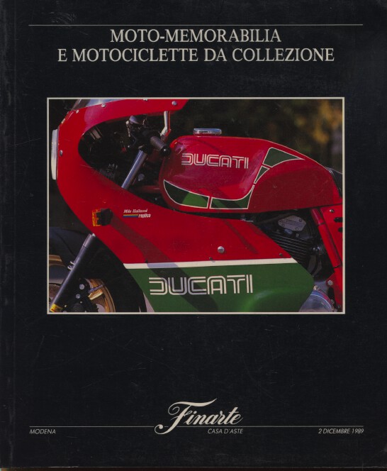 Finarte December 1989 Motorcycling Memorabilia & Collectors (Digital only)