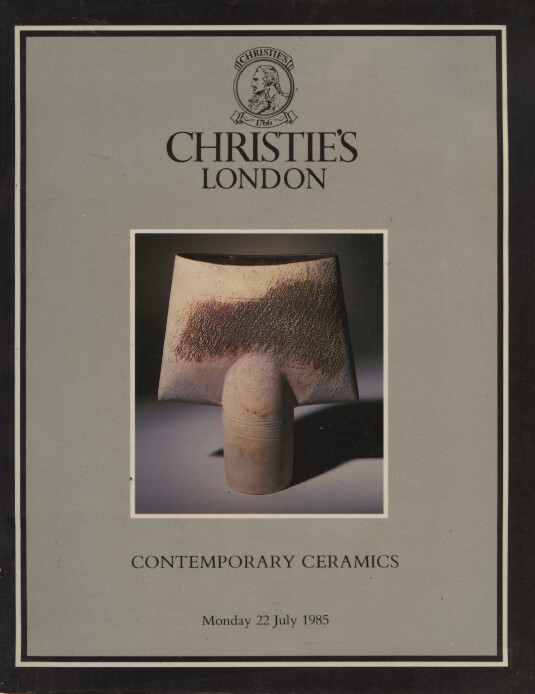 Christies July 1985 Contemporary Ceramics
