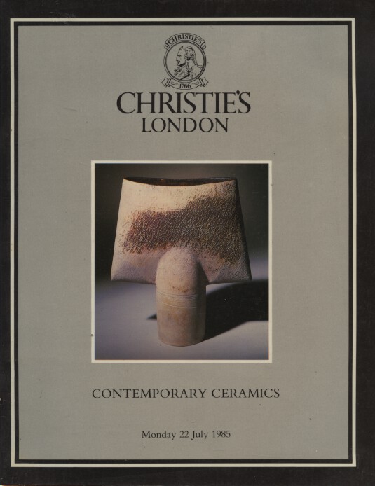 Christies July 1985 Contemporary Ceramics