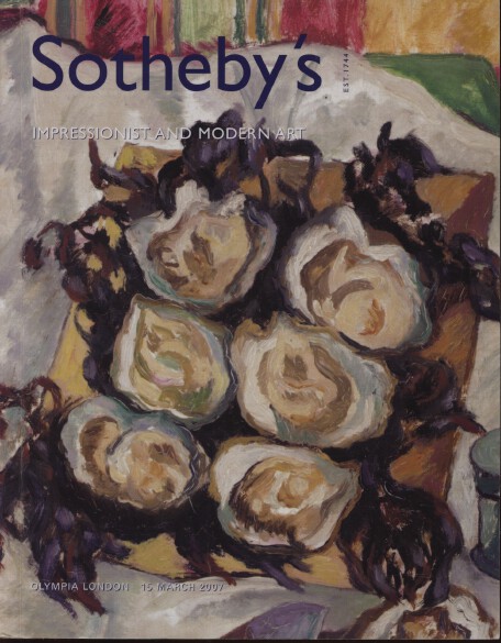 Sothebys March 2007 Impressionist and Modern Art