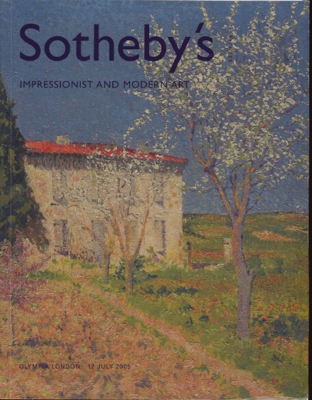 Sothebys July 2005 Impressionist and Modern Art