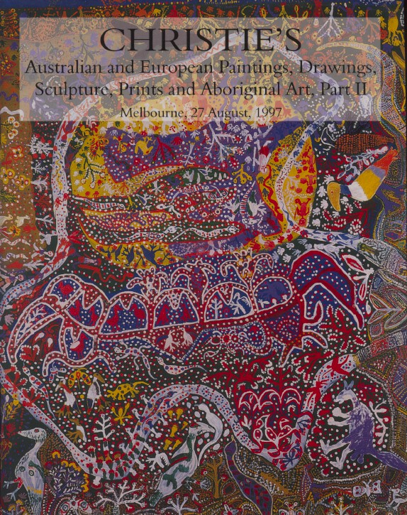 Christies August 1997 Australian & European Paintings, Aboriginal Art - Click Image to Close