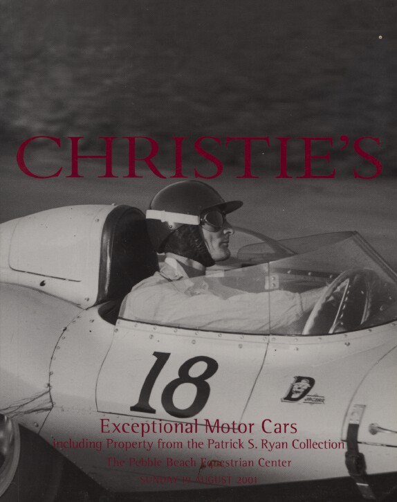 Christies 2001 Exceptional Motor Cars, Partick Ryan Collection