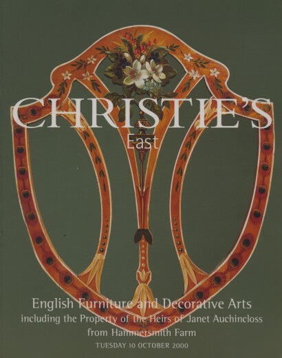 Christies Oct. 2000 English Furniture inc. property of Auchincloss (Digital Only
