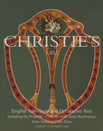 Christies Oct 2000 English Furniture inc. property of Auchincloss (Digital Only)
