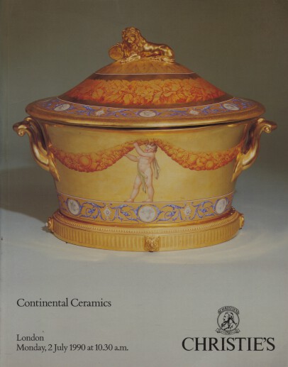 Christies July 1990 Continental Ceramics
