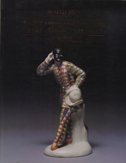 Sothebys 1989 Early Continental Porcelain a Private Collection
