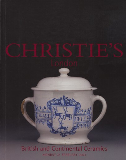 Christies 2003 British & Continental Ceramics