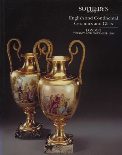 Sothebys 1995 English and Continental Ceramics and Glass