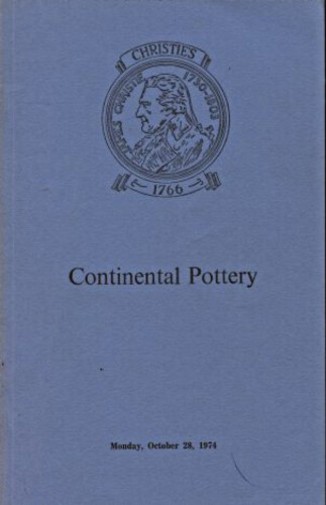 Christies 1974 Continental Pottery - Click Image to Close
