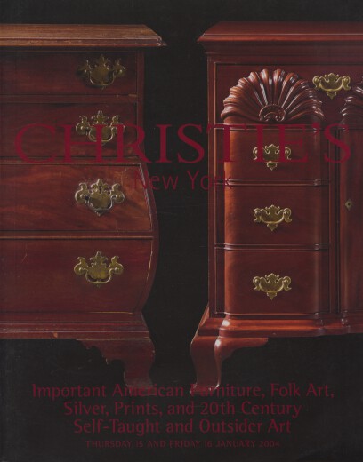 Christies 2004 Important American Furniture, Folk Art, Silver