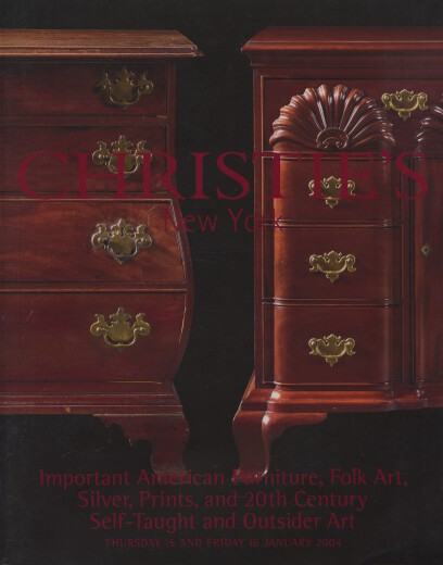 Christies 2004 Important American Furniture, Folk Art, Silver - Click Image to Close