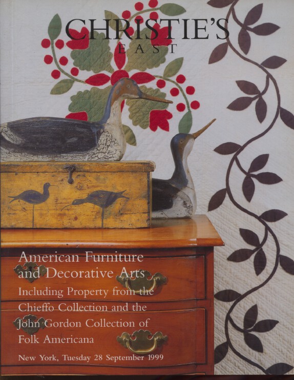 Christies 1999 Chieffo & Gordon Collection Folk Americana - Click Image to Close