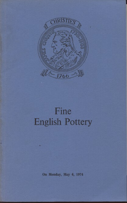 Christies May 1974 Fine English Pottery (Digital only)