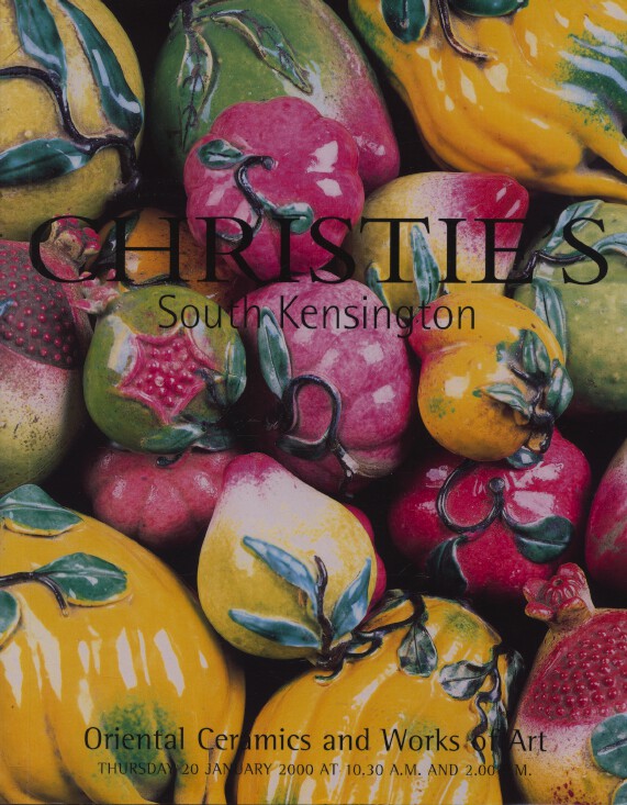 Christies January 2000 Oriental Ceramics and Works of Art