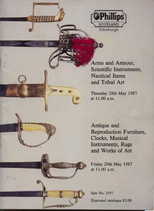 Phillips 1987 Arms & Armour, Scientific Instruments, Tribal Art