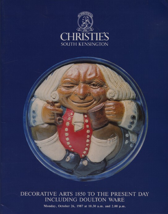 Christies 1987 Decorative Arts 1850 to Present Day, Doulton Ware - Click Image to Close