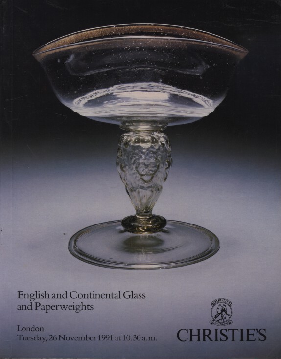 Christies 1991 English and Continental Glass & Paperweights