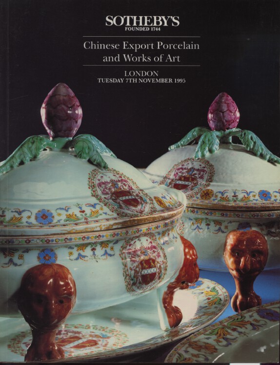 Sothebys 1995 Chinese Export Porcelain and Works of Art