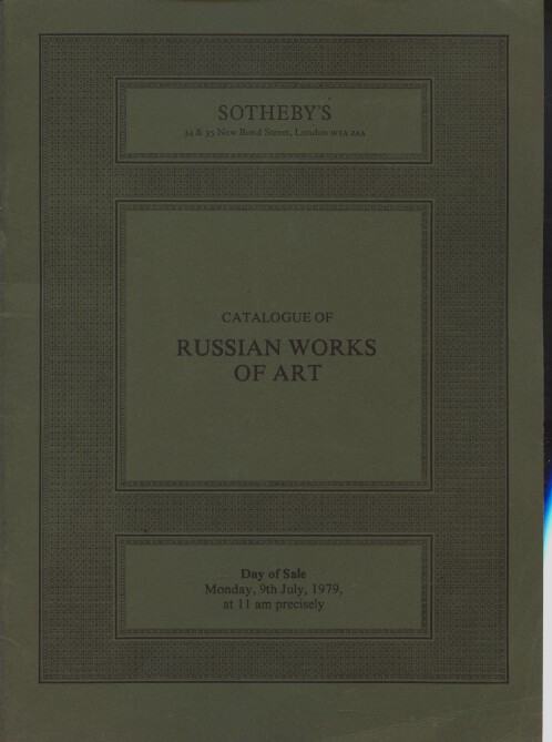 Sothebys 1979 Russian Works of Art (Digital only)