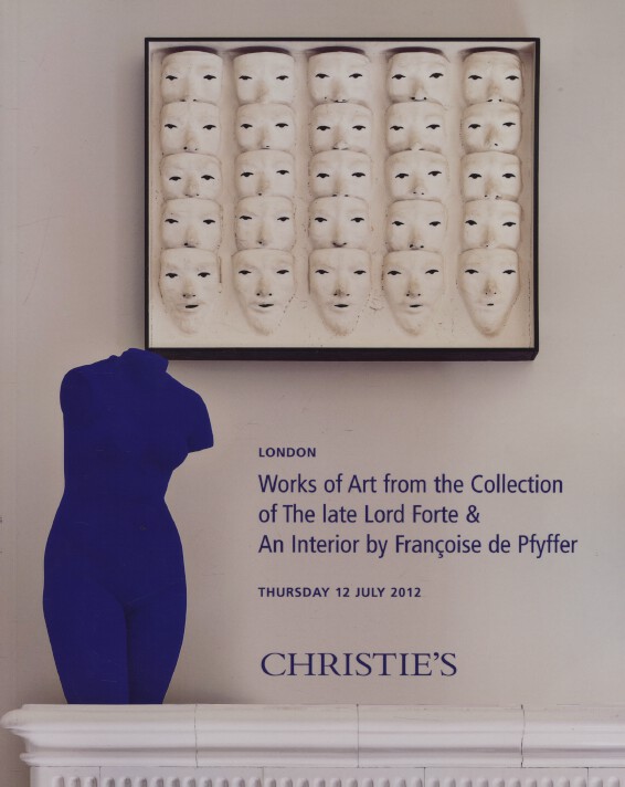 Christies 2012 Works of Art - Collection of The Late Lord Forte